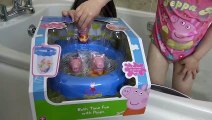 Sophia, Isabella e Alice  - Peppa Pig  - Diversão no Banho