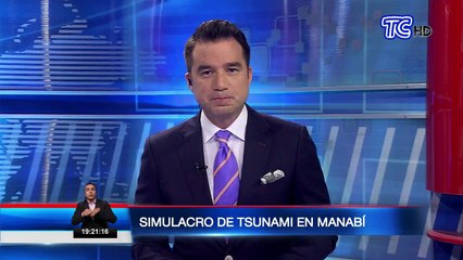 Se realizó simulacro de Tsunami en Manabí
