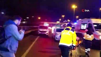 Cevizlibağ E-5’te zincirleme kaza 1 ölü, 3 ağır yaralı