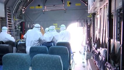 Türk vatandaşlarını tahliye edecek uçak Çin'e ulaştı (7)