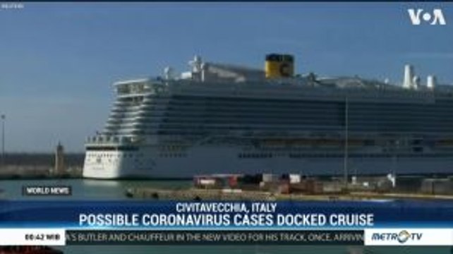 Possible Coronavirus Cases Docked Cruise at Italy