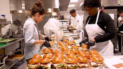 How 215,000 meals are made for Super Bowl LIV