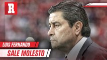 Tena sale molesto después del partido ante San Luis
