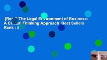 [Read] The Legal Environment of Business: A Critical Thinking Approach  Best Sellers Rank : #2