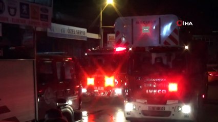 İzmir’de oto tamir atölyesinde korkutan yangın