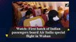 Watch: First batch of Indian passengers board Air India special flight in Wuhan