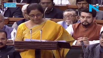 Watch: Nirmala  Sitharaman recites a Kashmiri poem as she presents Union Budget 2020