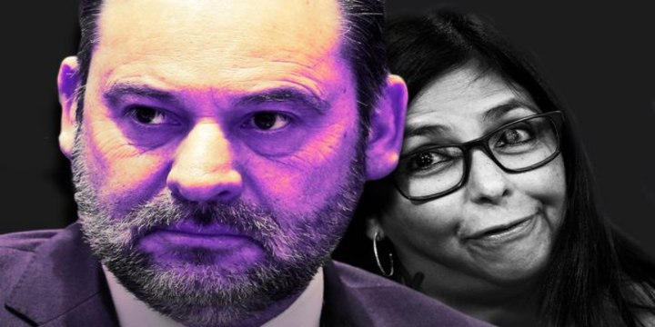 El ministro Abalos se 'folló' a la narcochavista Delcy Rodríguez en los lavabos del Aeropuerto de Barajas y esperan gemelos