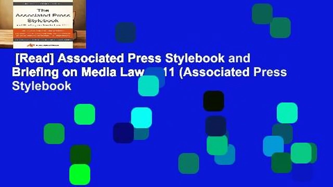 [Read] Associated Press Stylebook and Briefing on Media Law 2011 (Associated Press Stylebook