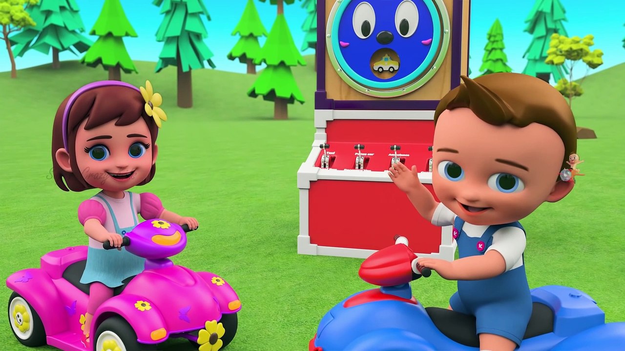 Learn Street Vehicles Names for Children with Baby Boy and Sophia Fun Play with Wheel Toy Set 3D - YouTube
