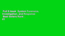 Full E-book  System Forensics, Investigation, and Response  Best Sellers Rank : #5