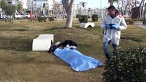 Konyaaltı Sahili'nde şüpheli ölüm