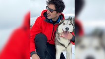 Andrés Velencoso desconecta en la estación de esquí de Grandvalira