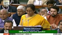 Rs 30,757 crore for J&K in Budget 2020, Ladakh gets Rs 5,958 crore: FM Sitharaman
