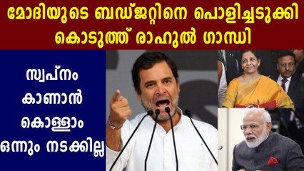Budget 2020 : This Budget Had Nothing Says Rahul Gandhi | Oneindia Malayalam