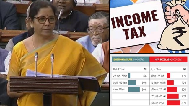 #Budget 2020 : Big Income Tax Relief, Here's The New Income Tax Slabs !