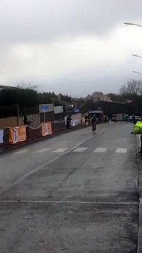 Arrivée d’Angelina au championnat de France de cyclo-cross ufolep à la 3 émerge
