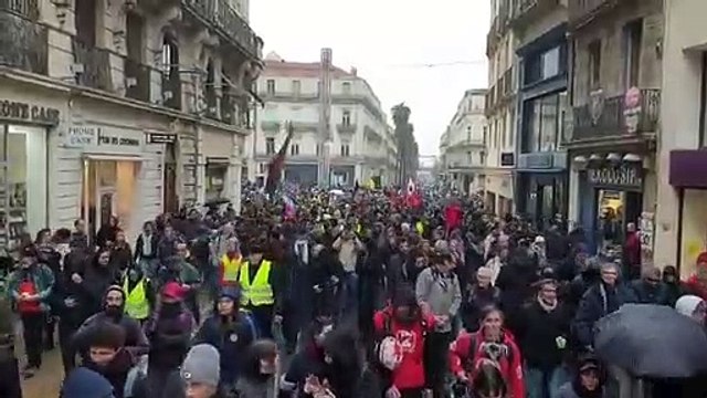 Ce samedi 1er février à Montpellier, plusieurs milliers de manifestants répondent à l’appel national des Gilets Jaunes.