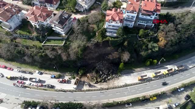 Ordu samsun-ordu karayolunda heyelan-7