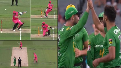 Steve Smith Survives Hit-wicket Off Haris Rauf
