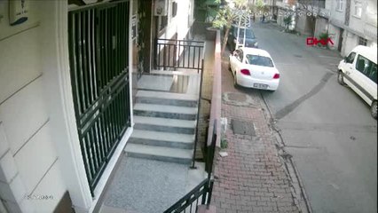 Sancaktepe'de kadını kaçırma teşebbüsü kamerada