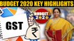 Budget 2020 | GST | Key Highlights | Oneindia News