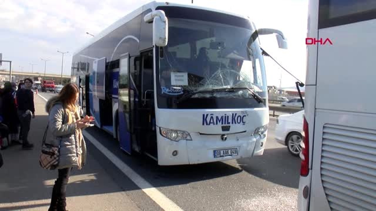 Tem'de otobüs kazası 5 yaralı