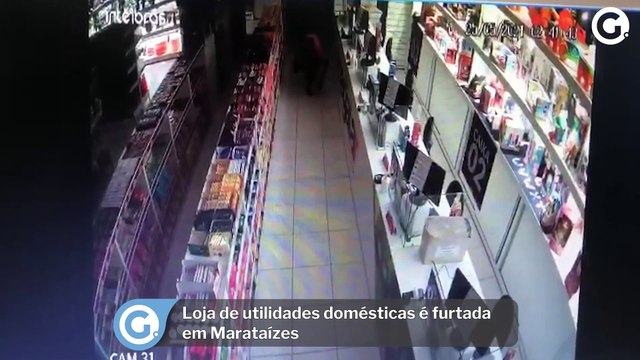 Loja de utilidades domésticas é furtada em Marataízes