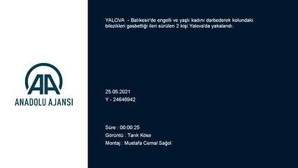 BALIKESİR - Engelli kadını gasbeden zanlılar tutuklandı