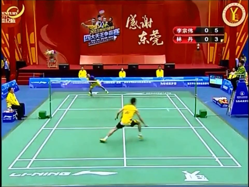 [Highlights] Badminton - Lin Dan vs Lee Chong Wei - 4 Kings - 2011