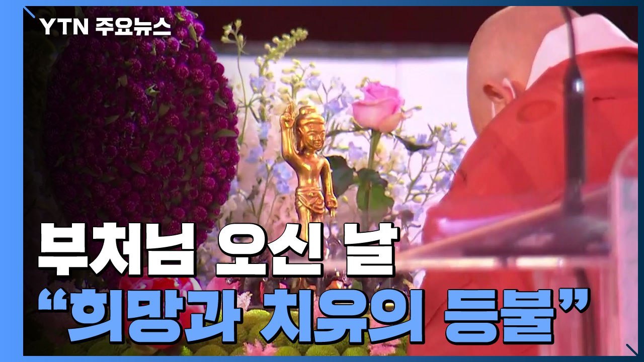 하늘 곳곳 수놓은 오색 연등..."희망과 치유의 등불" / YTN
