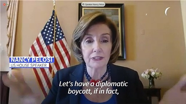 Pelosi calls for 'diplomatic boycott' of Beijing Winter Olympics