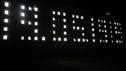 Öğrenci yurdunda "19.05.1919" koreografisi