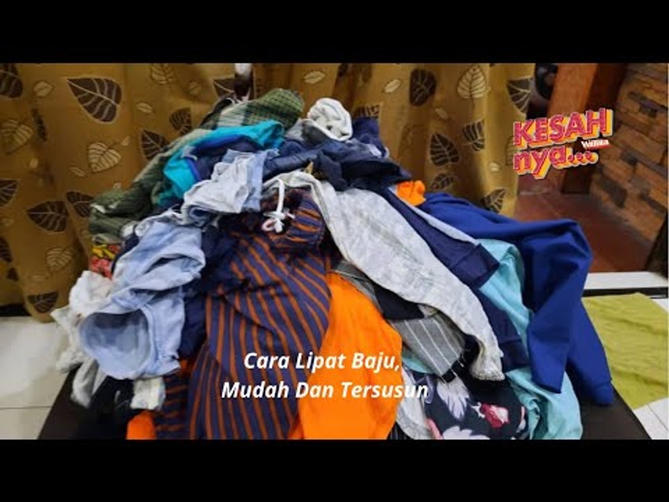 Cara Lipat Baju, Mudah Dan Tersusun