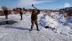 Sivas'ta Eskimo usülü balık avı