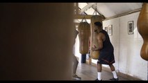 Boxer Training in Boxing Gym