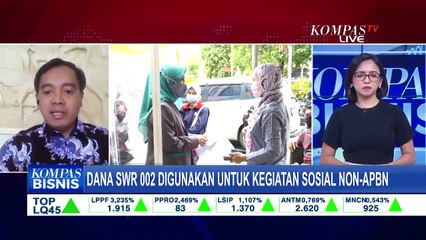 Dana SWR002 Digunakan Untuk Kegiatan Sosial Non-APBN