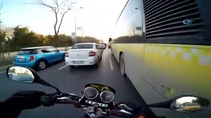 Kaza adeta 'geliyorum' dedi!