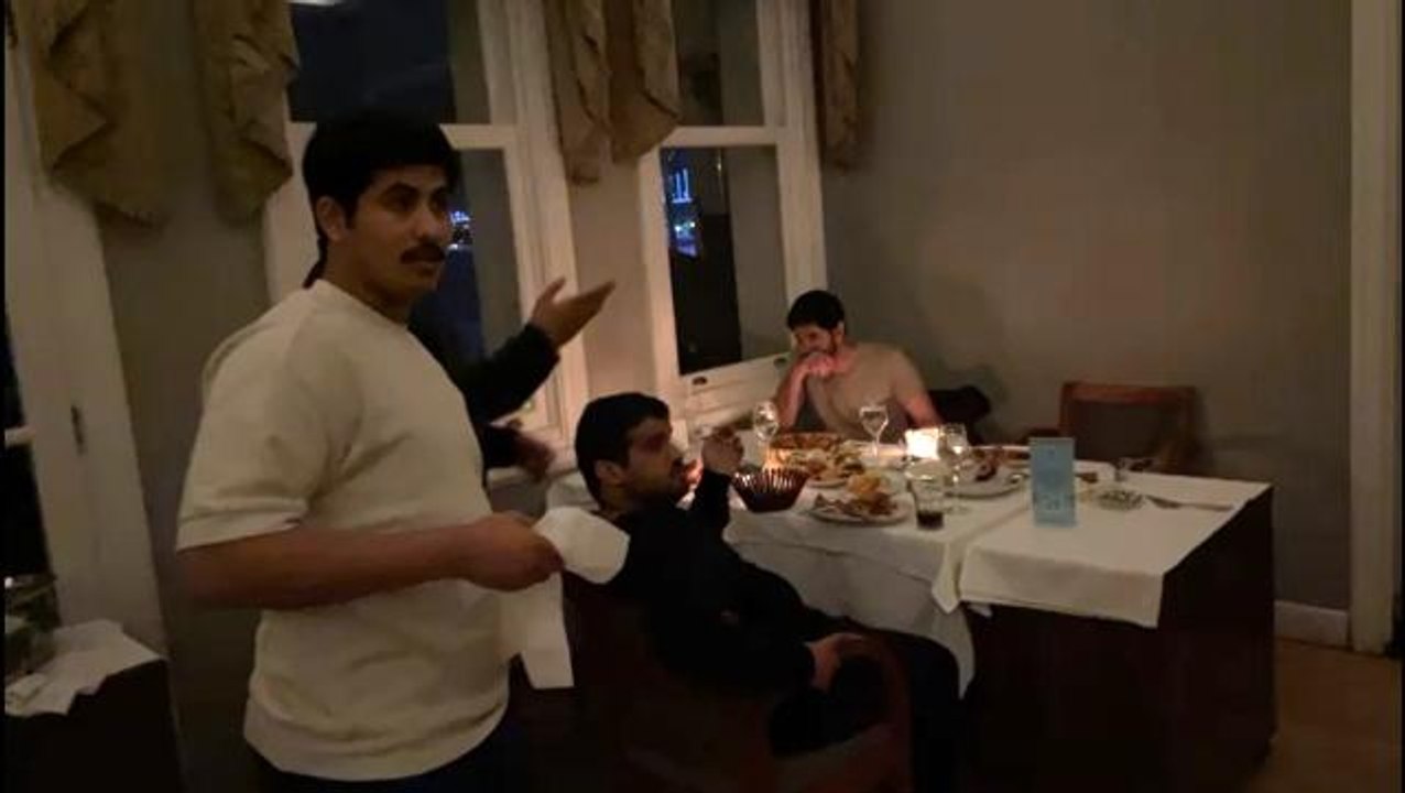 Boğaz manzaralı restorandaki eğlenceye polis baskını kamerada