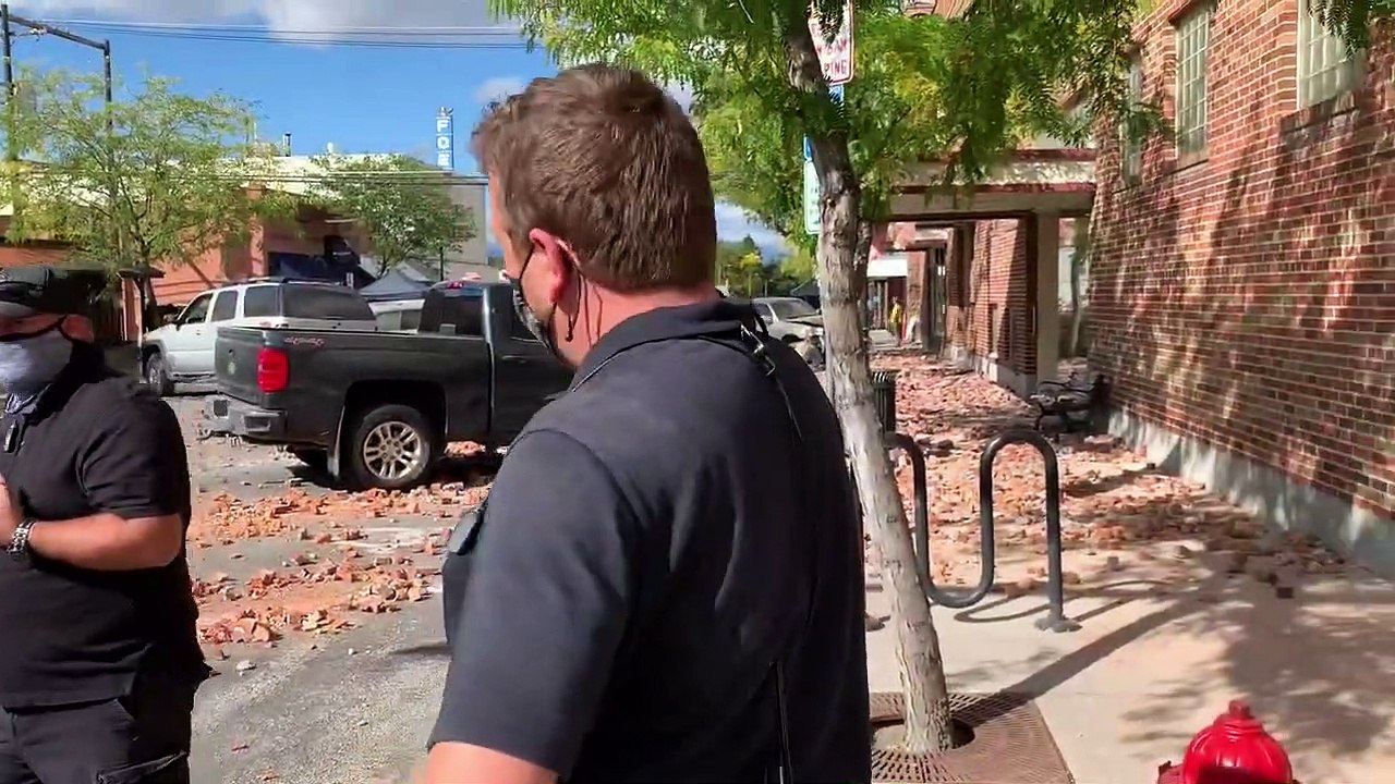 The Tv Show Yellowstone Filming In Downtown Hamilton, Montana. video