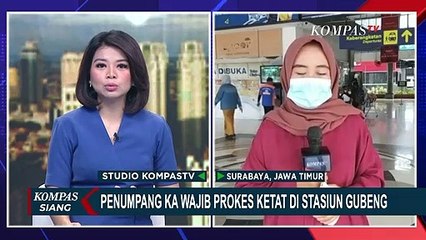 Pengetatan Mudik, 31 KA Jarak Jauh Dioperasikan di Stasiun Gubeng