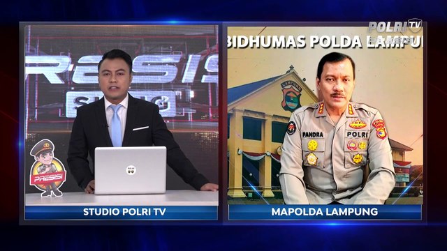 Dialog Bersama Kabid Humas Polda Lampung Terkait Pembakaran Mapolsek Candipuro