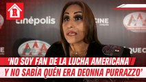 Faby Apache: 'No soy fan de la lucha americana y no sabía quien era Deonna Purrazzo