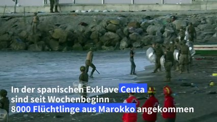 8000 Migranten erreichten seit Montag spanische Exklave Ceuta