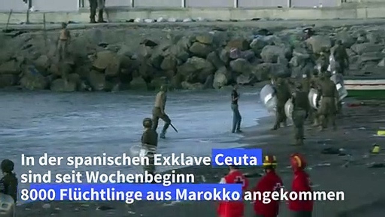 8000 Migranten erreichten seit Montag spanische Exklave Ceuta