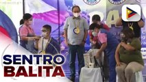 Rollout ng Pfizer COVID-19 vaccine sa Marikina, sisimulan bukas; education frontliners sa lungsod, binakunahan gamit ang Sinovac at AstraZeneca sa isang symbolic vaccination