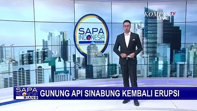 Gunung Api Sinabung Erupsi dengan Ketinggian 3500 Meter, Warga Diminta Waspada