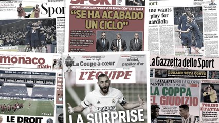 Le retour de Karim Benzema en Équipe de France embrase la presse sportive européenne !