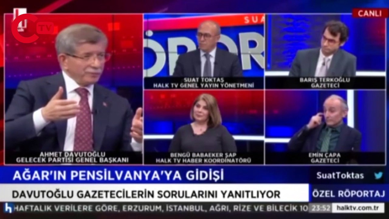 Davutoğlu, Gülen'le yaptığı görüşmeyi anlattı