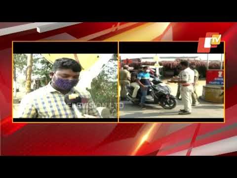 Odisha Lockdown Updates Strict Checking By Police In Binika Subarnapur